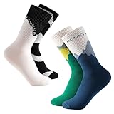 Balseti Sportsocken für Damen, 6 Paar, lustige Socken für Damen, Einheitsgröße 35-41,...