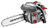 GRAPHITE 58G950 Ergonomische Benzin-Kettensäge 0,9 kW Blockbandsäge 1,22 PS...