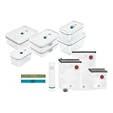ZWILLING Fresh & Save Vakuum Starterset für Lebensmittel, Glas, 16-TLG,Inkl....