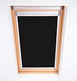 Bloc Skylight Rollo Für Velux Dachfenster Blockout, schwarz, FK06