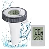Abeden Pool-Thermometer, schwimmende leicht zu lesen mit Indoor-Temperatur...