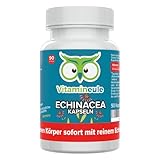 Echinacea Kapseln - hochdosiert - 300 mg Echinacea-Wurzelextrakt (10:1) -...