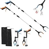 mumisuto 2 Stück Faltbare Greifer,Greifzange für senioren, Müllzange Lange 109cm...