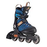 K2 Skates Jungen Inline Skates RAIDER PRO, black - blue - orange, 30D0221