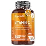 Vitamin C 1000mg pro Tablette - Haut, Immunsystem, Stoffwechsel, Knochen, Knorpel, Zähnen...