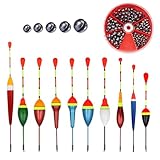 10 Stück Posen Angeln Set Angelposen Schwimmer Angeln Forelle Herausnehmbare Schwimmer...