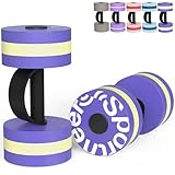 Sportneer Wassergewichte Aquatic Übung Hanteln Wasserhantel Aerobic Workouts Set von 2...
