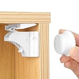 Babysicherheit Magnetisches Schrankschloss 10 Schlösser mit 2 Schlüssel, Magnetische...