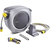 FANZTOOL 25m+2m Schlauchbox Set mit Wandhalterung Inkl. 8-Funktionen-Handbrause |...