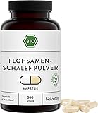 Flohsamenschalen Kapseln BIO I 360 vegane Kapseln - 700 mg indische Fohsamenschalen I...