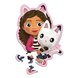 Trefl – Konturenpuzzle aus Holz: Gabby's Dollhouse, Gabby und ihre Katze –...