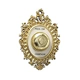 Boltze Wandobjekt Champagner Klingel (Deko-Schild für Sekt-Liebhaber, Geschenkidee, edles...