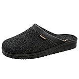 Fischer Andy, Herren Pantoffeln, Schwarz (anthrazit 205), 44 EU (9 UK)