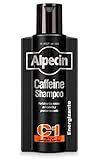 Alpecin Black Caffeine Shampoo C1 für Männer Mit Neuem Duft, 375 ml, für Haarwachstum,...