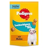 PEDIGREE Leckerbissen Tasty Minis Junior Frischebeutel mit Huhn 6 x 125g