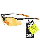 Uvex sportstyle 223 - Sportbrille für Damen und Herren - Filterkategorie 1 - druckfreier...