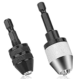 EEEKit Schnell Bohrfutter,2 Stück Bohrfutter Adapter,1/4 Zoll Sechskantschaft...