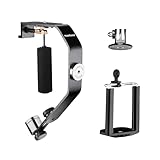 Mantona Schwebestativ inkl. Gegengewichten, 1/4 Zoll, geeignet für Action Cams GoPro Hero...