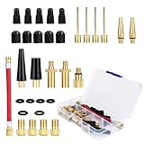 TRUEIN 32Pack Fahrradventil Adapter Set, Französisches Ventil Adapter mit...