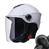 Genérico Offener Motorrad-Kopfschmuck – Motorrad-Kopfschmuck mit Visier |...