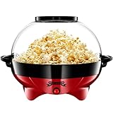 Gadgy Popcorn Maschine groß - Retro Popcorn Maker 5 L - Popcorn Maker mit...