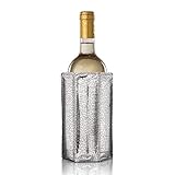 Vacu Vin Flexibler Weinkühler - Wiederverwendbar - Silber - Manschette für Flaschen -...