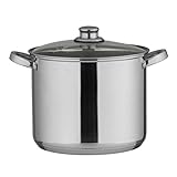 Ribelli Kochtopf 10L Edelstahl - als Gulaschkessel, Suppentopf, Spargeltopf o....