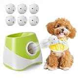 Ballwurfmaschine Hund, Automatischer Ballschleuder Für Hunde, Hund Spielzeug Mit 6 Stück...