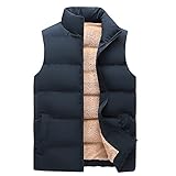 Wasserdichte Herren-Jacke 2025 für Weihnachten, kalt, ärmellos, Tasche, lässiger...