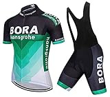 HOMTOL Fahrradtrikot Set Herren Kurzarm Trikot Herrentrikot Radhose Radtrikot...