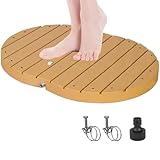 Probility Gartendusche Bodendusche Außendusche Saunadusche Campingdusche 70x55 cm...