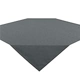 Tischdecke Wien, Moderne und fleckabweisende Mitteldecke für das ganze Jahr, anthrazit,...