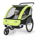 Tiggo VS 2 in 1 Kinderanhänger Fahrradanhänger Anhänger mit Buggy Set Jogger...