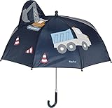 Playshoes Stockschirm mit kindgerechtem Mechanismus Unisex Kinder Kinder Regenschirm, 3D...