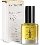 Simon&Tom - Nail Oil Saviour - Nagel und Nagelhaut Reparaturöl - 9 ml - Mit 100% Bio Öle...