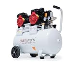 Starkwerk Flüsterkompressor Druckluftkompressor Kompressor 230 Volt 10 Bar 2,2 KW 50...
