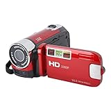 Videokamera, Vielseitig, Leicht zu Transportieren, Geschenk, 2,7-Zoll-TFT-drehbarer...