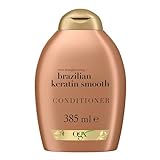 OGX Brazilian Keratin Smooth Conditioner (385 ml), glättende Haarspülung mit Keratin,...