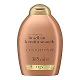 OGX Brazilian Keratin Smooth Conditioner (385 ml), glättende Haarspülung mit Keratin,...