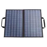 CFTGIW Solarpanel-Set mit Winkeleinstellmessgerät, Polykristallines Silizium, 80 W,...