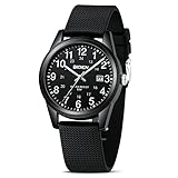 LN LENQIN Herren Uhr Männer Analog Quarz 30M wasserdichte Armbanduhren Herren mit Datum...