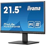 iiyama ProLite XU2293HS-B5 54,5cm 21,5 Zoll IPS LED-Monitor Full-HD HDMI DP...