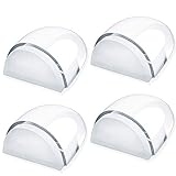 Junlic Türstopper Boden zum Kleben, 4er Set Transparente Selbstklebende...