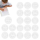 Weihnachtsschablonen Zum Malen Auf Holz, Weihnachtsschablonen - 20 X Runde Schablonen Zum...