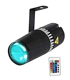 SENLAN LED 9W RGB 3-in-1 pin spot light - bühne und licht durch infrarot fernbedienungen