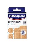 Hansaplast Universal Pflaster (40 Strips), schmutz- und wasserabweisende Wundpflaster,...