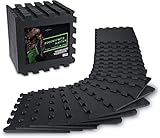 AthleticPro Bodenschutzmatte Fitness [31x31cm] - 18 extra dicke Bodenmatten [20%...