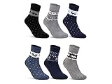sockenkauf24 6 oder 12 Paar Damen THERMO Socken mit Innenfrottee Wintersocken Damensocken...