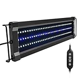 NICREW ClassicLED G2 Aquarium Beleuchtung, Steuerbar LED Lampe mit Mondlicht,...