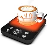 MYMULIKE Elektrischer Kaffeewärmer, mit 9 Temperatureinstellungen, mit...
